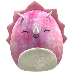 Squishmallows 16" Soft Toy - Trinity The Pink Tie-Dye Triceraptops
