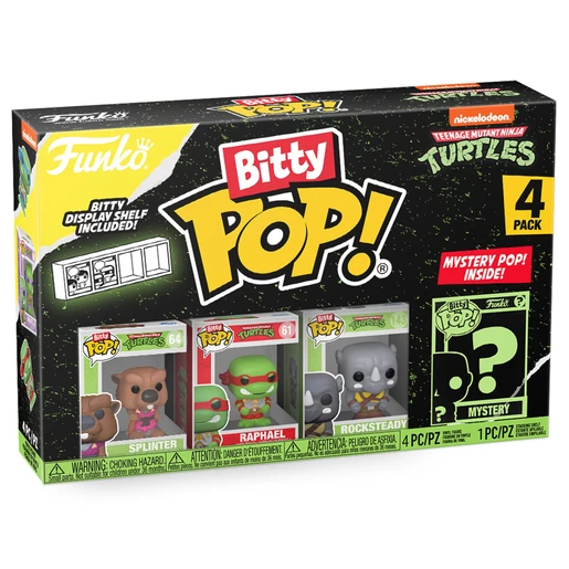 Funko POP Funko Bitty Pop! Teenage Mutant Ninja Turtles - Splinter 4 Pack Mini Vinyl Figures