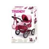 Bayer Trendy Dolls Pram Pink/red