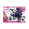 Bayer Trendy Dolls Pram Blue Pink