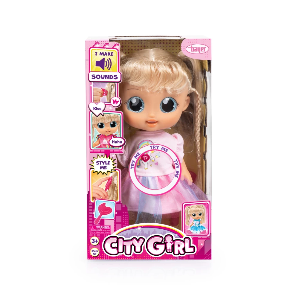 Bayer City Girl Doll Unicorn