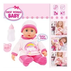Bayer First Words Baby Doll 38cm Unicorn