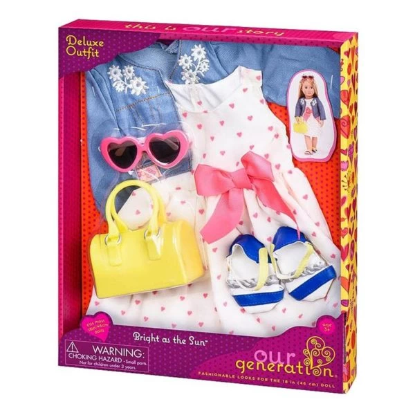 Our Generation Og Deluxe Dress Bright As The Sun