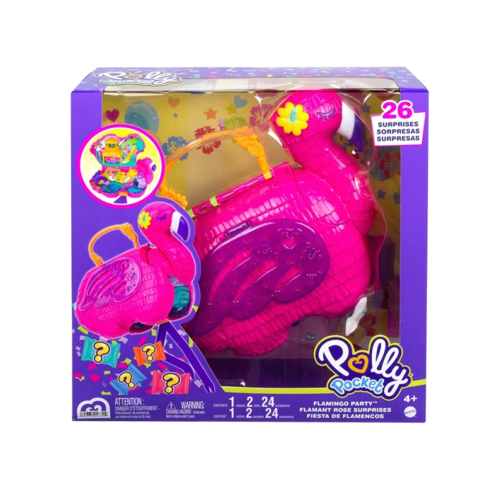 Polly Pocket Flamingo Party