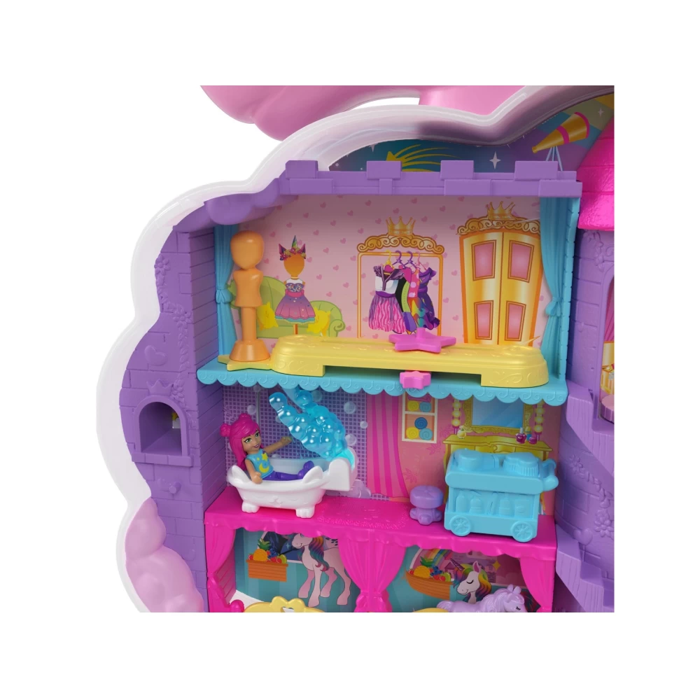 Polly Pocket Rainbow Unicorn Salon - Image 6