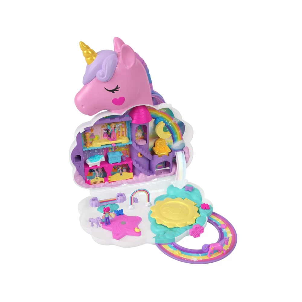 Polly Pocket Rainbow Unicorn Salon - Image 3