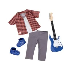 Our Generation Og Deluxe Boy Plaid Shirt Outfit