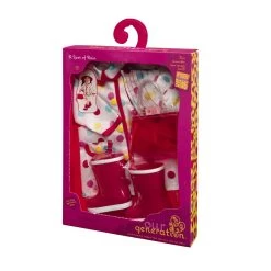 Our Generation Og Regular Raincoat N Rain Boots Outfit