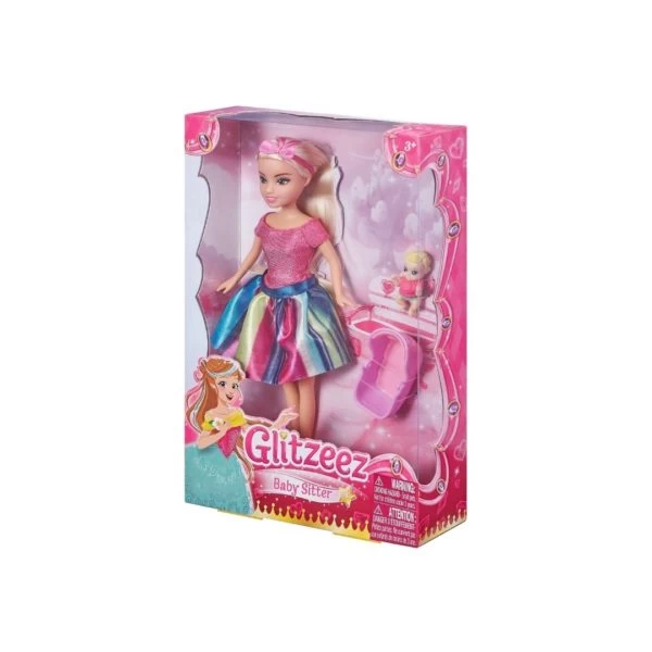 Glitzeez Baby Sitter Set W Doll - Image 2
