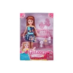 Glitzeez Dog Walker Set W Doll