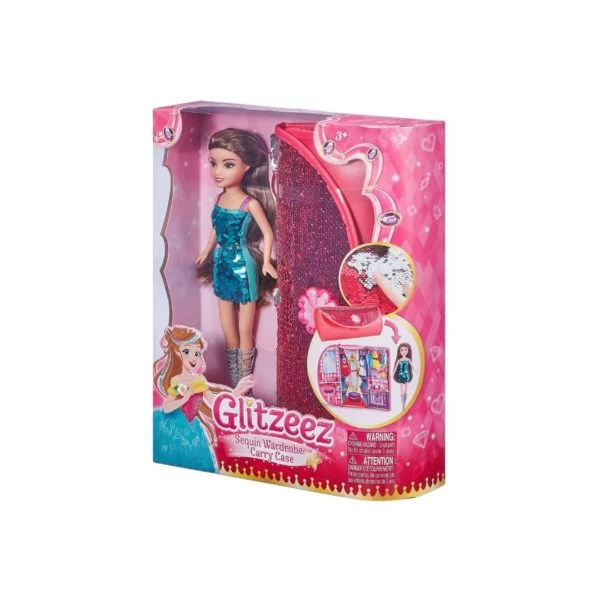 Glitzeez Fshn Doll W Glittr Case - Image 3
